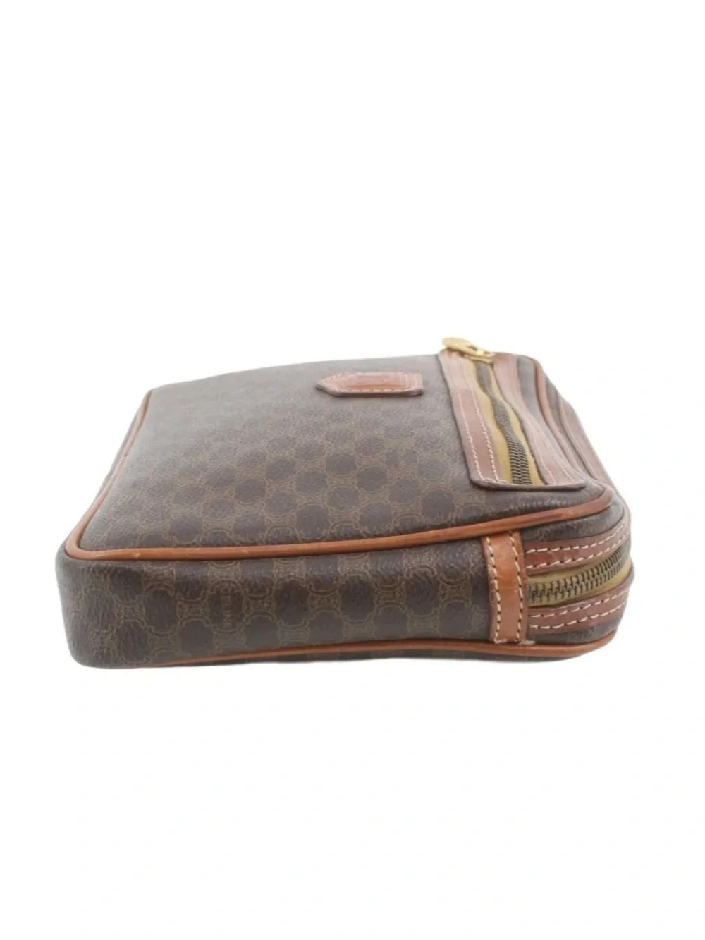 Celine Brown Macadam Clutch